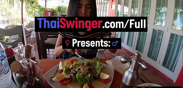 Amateur Thai teen is really bad at minigolf but good at sex